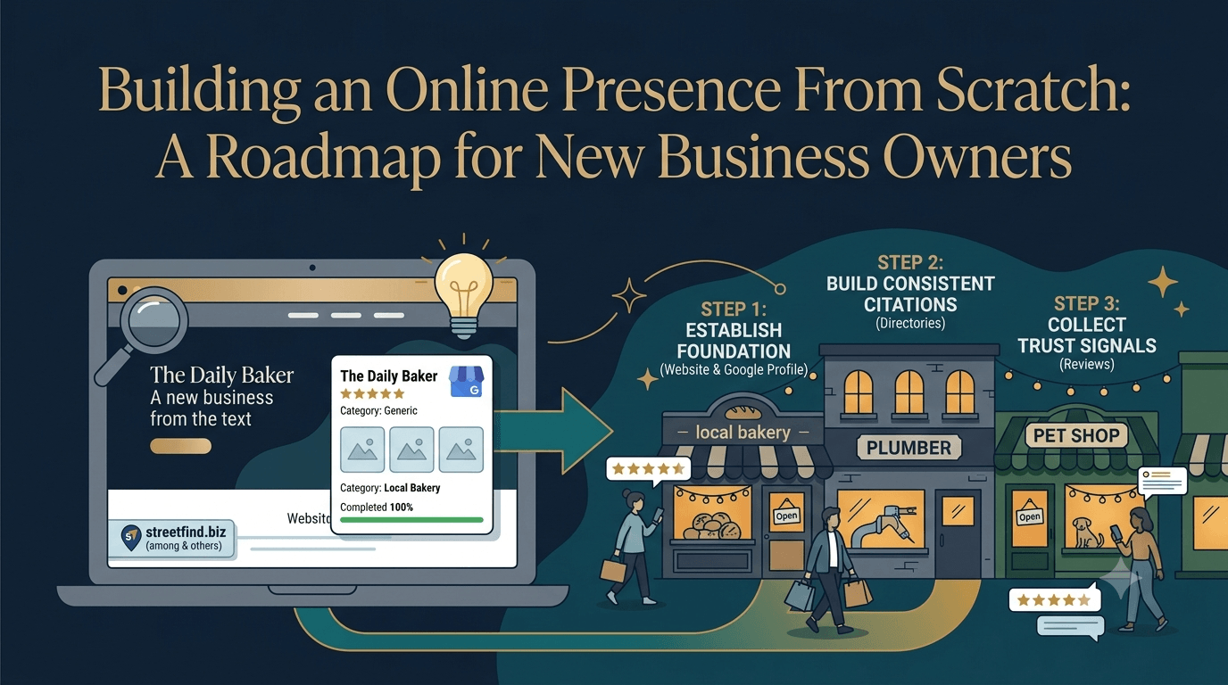 Building an Online Presence From Scratch A Roadmap for New BusinessOwners
